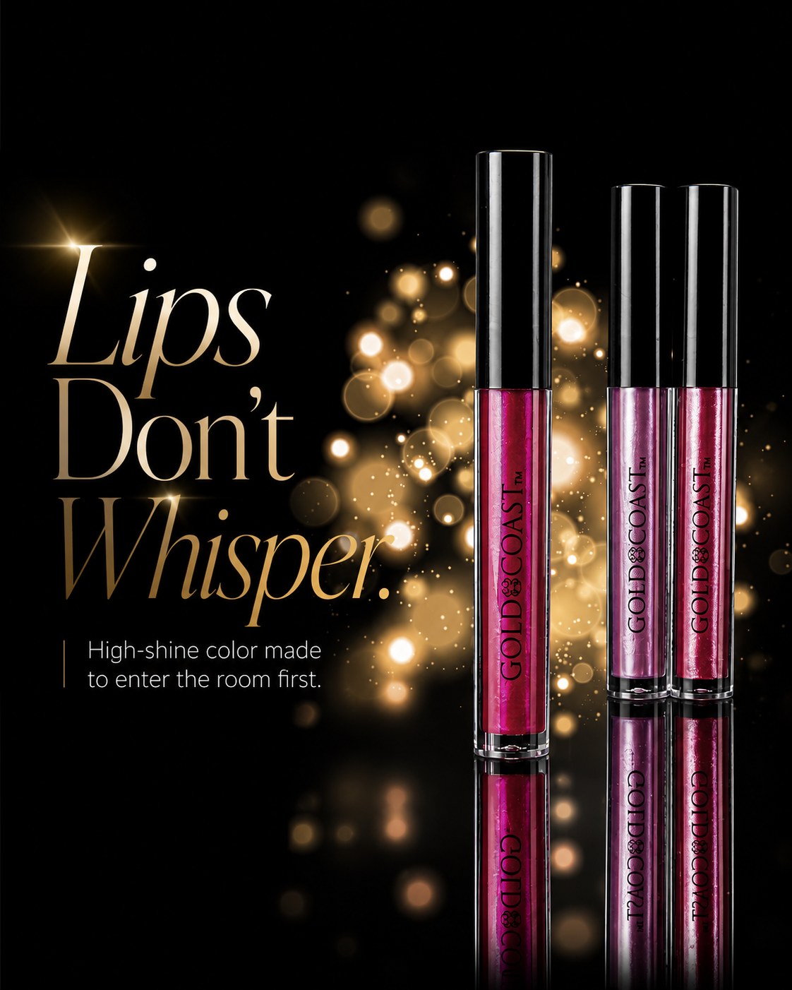 Lips Don’t Whisper — lipgloss ad